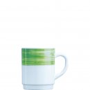 Arcoroc, Brush Green Kaffeebecher, Inhalt: 25 cl
