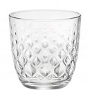 Trendiges Trinkglas mit einer Struktur im Glas und eine Inhalt von 29,3 cl