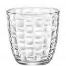 Trendiges Trinkglas mit einer Struktur im Glas und eine Inhalt von 29 cl