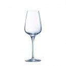 Geeichtes Weinglas von Chef und Sommelier aus der Serie Sublym mit einem Gesamtvolumen von fünfunddreißig Zentiliter und einem Füllstrich bei 0,25 Liter