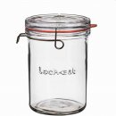 Luigi Bormioli, Lock-Eat XL Einmachglas mit Deckel, Inhalt: 1 Liter