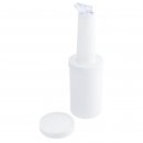 Getränkemix-/ Vorratsbehälter 1 Liter, Ausgießer & Deckel: WEISS, Behälter: Weiß