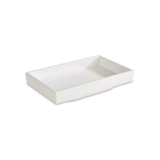 ASIA PLUS Bento Box rechteckig aus Melamin - 15,5 x 9,5 x 3 cm - weiß