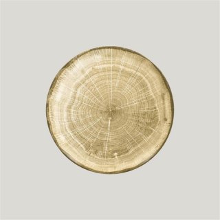 Woodart Teller flach coupe  - Moss Green - Ø 24 cm