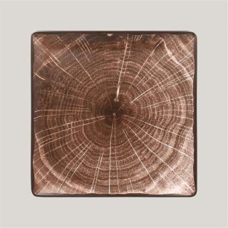 Woodart Teller quadratisch  - Oak Brown - Ø 30,2 cm - Höhe 2 cm