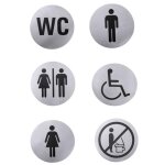 Toiletten-Türsymbol