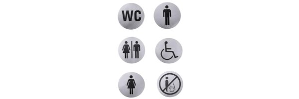 Toiletten-Türsymbol