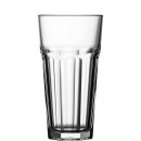 Geeichtes robustes Trinkglas in leicht konischer Form der...