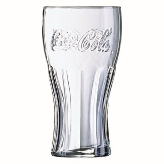 Coca-Cola Konturglas, Füllstrich: 0,3 Liter
