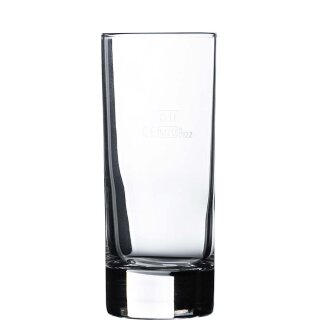 Arcoroc Longdrinkglas mit Füllstrich, Serie Islande, Trinkglas mit einem Inhalt von 17 cl, 0,1 Liter geeicht
