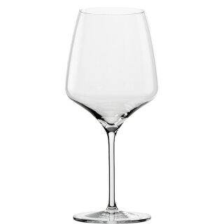 Experience Burgunder Rotweinglas von Stölzle Lausitz mit einem Fassungsvermögen von 695 ml und einem Füllstrich bei 0,2 Liter