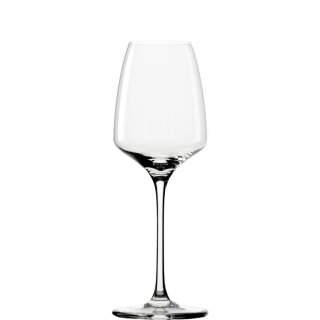 Experience Weissweinglas von Stölzle Lausitz mit einem Fassungsvermögen von 285 ml und einem Füllstrich bei 0,1 Liter