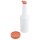 Getränkemix-/ Vorratsbehälter 1 Liter, Ausgießer & Deckel: ORANGE, Behälter: Weiß