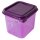 Behälter allergen 1/6 150 mm aus lila Polypropylen, 2,6 l mit Deckel, Permanentetikett