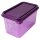 Behälter allergen 1/4 150 mm aus lila Polypropylen, 4,3 l mit Deckel, Permanentetikett