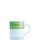 Arcoroc Kaffeebecher aus der Serie Brush mit einem grün-farbigen Streifendekor und einem Fassungsvermögen von fünfundzwanzig Zentiliter sind die ideale Lösung für Kantine oder Altenheim