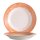 Arcoroc Suppenteller aus der Serie Brush mit einem orange-farbigen Streifendekor und einem Durchmesser von 225 millimeter sind die ideal für den Einsatz im Kindergarten oder Altenheim