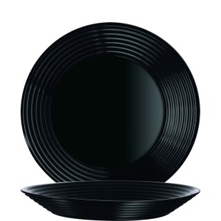 Harena schwarz Teller tief, Ø 23,5 cm, Inhalt: 80 cl