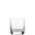 Zylindrisches Whiskyglas mit abgerundetem Boden für verschiedene Getränke, wie Wasser oder Saft, geeignet