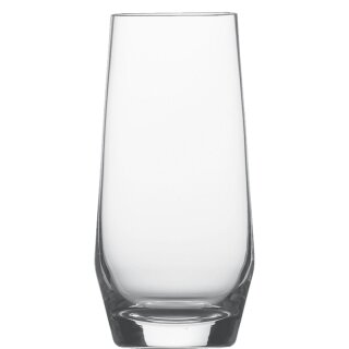 Das Longdrinkglas Pure von Schott Zwiesel mit einem Inhalt von 55 cl zeichnet sich durch ihre klaren schlanken Linien mit stabilem dickem Boden aus