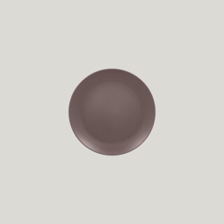 Neofusion Mellow Teller flach coupe - Chestnut Brown - Ø 15 cm - Höhe 2 cm