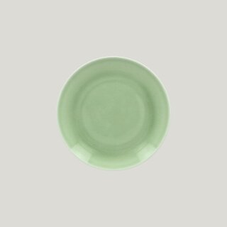 Vintage Teller flach coupe - green - Ø 18 cm