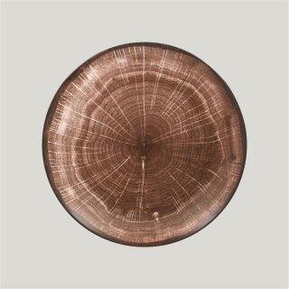 Woodart Teller flach coupe  - Oak Brown - Ø 29 cm
