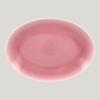 Vintage Platte oval - pink - 36 cm x 27 cm