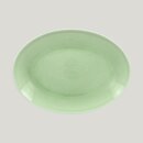 Vintage Platte oval - green - 32 cm x 23 cm