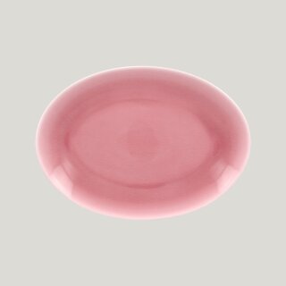 Vintage Platte oval - pink - 26 cm x 19 cm