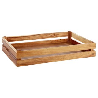 Buffetsystem SUPERBOX aus Holz, 55,5 x 35 cm, H: 10,5 cm, passend zu GN 1/1