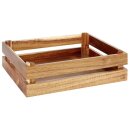 Buffetsystem SUPERBOX aus Holz, 35 x 29 cm, H: 10,5 cm, passend zu GN 1/2