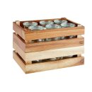 Buffetsystem SUPERBOX aus Holz, 29 x 18,5 cm, H: 10,5 cm, passend zu GN 1/4
