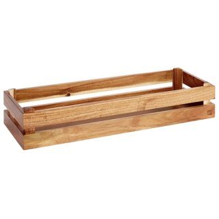 Buffetsystem SUPERBOX aus Holz, 55,5 x 18,5 cm, H: 10,5 cm, passend zu GN 2/4