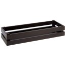 Buffetsystem SUPERBOX aus Holz, schwarz, 55,5 x 18,5 cm, H: 10,5 cm, passend zu GN 2/4