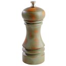 PROFESSIONAL Salzmühle aus Holz - oliv/vintage - Ø 5,5 cm - H: 15 cm