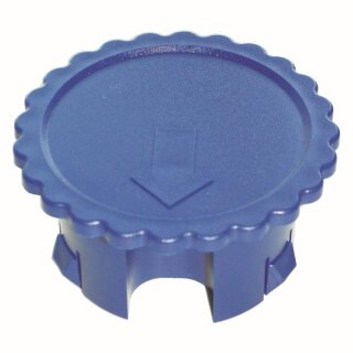 Euro Deckel PP blau Ø 7,8 cm, für Quadro Kühlschrankkrug (bis 90°C)