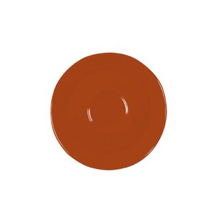 Baristar, Dekor 66276 orange-braun, Untertasse 14,5 cm Spiegel mitte