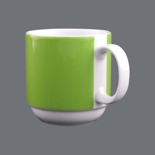 Eschenbach System -Grün- Kaffeebecher mit Henkel stapelbar, Inhalt: 30 cl
