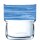 Arcoroc stapelbares Trinkglas aus der Serie Brush mit einem blau-farbigen Dekorstreifen und einem Fassungsvermögen von zweiundzwanzig Zentiliter passend zu der Serie Brush Blue