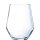 Modernes günstiges Trinkglas von Arcoroc aus der Serie Vina Juliette mit einem Fassungsvermögen von vierzig Zentiliter
