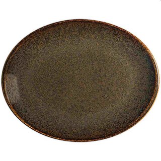 Bonna Porzellan, Ore Tierra Moove Platte oval, 36 x 28 cm