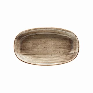 Bonna Porzellan, Aura Terrain Gourmet Platte oval, 19 x 11 cm
