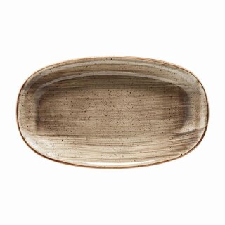 Bonna Porzellan, Aura Terrain Gourmet Platte oval, 24 x 14 cm