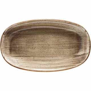 Bonna Porzellan, Aura Terrain Gourmet Platte oval, 34 x 19 cm