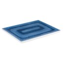 Melamin GN 1/2 Tablett BLUE OCEAN, 32,5 x 26,5 cm, H: 2...