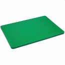 Schneidbrett Kunststoff HACCP grün 34,5 x 24,5 x 1 cm