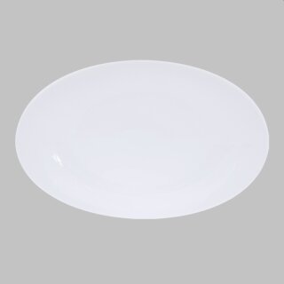 Eschenbach Porzellan, Simply Coup Platte oval coup 38 cm, Farbe: weiss