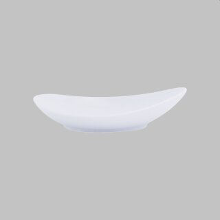 Eschenbach Porzellan, Simply Coup TEAR-Schale breit 18 cm x 12 cm, Farbe: weiss