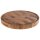 Buffetbrett PROFI aus Eichenholz mit Saftrinne, 2 Eingriffen, Ø 39 cm, H: 4,5 cm